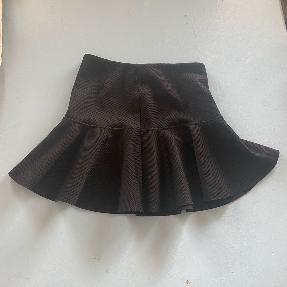 H&M - Black Pleated Mini Skirt